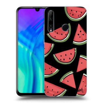 Picasee Honor 20 Lite Hülle - Schwarzes Silikon - Melone