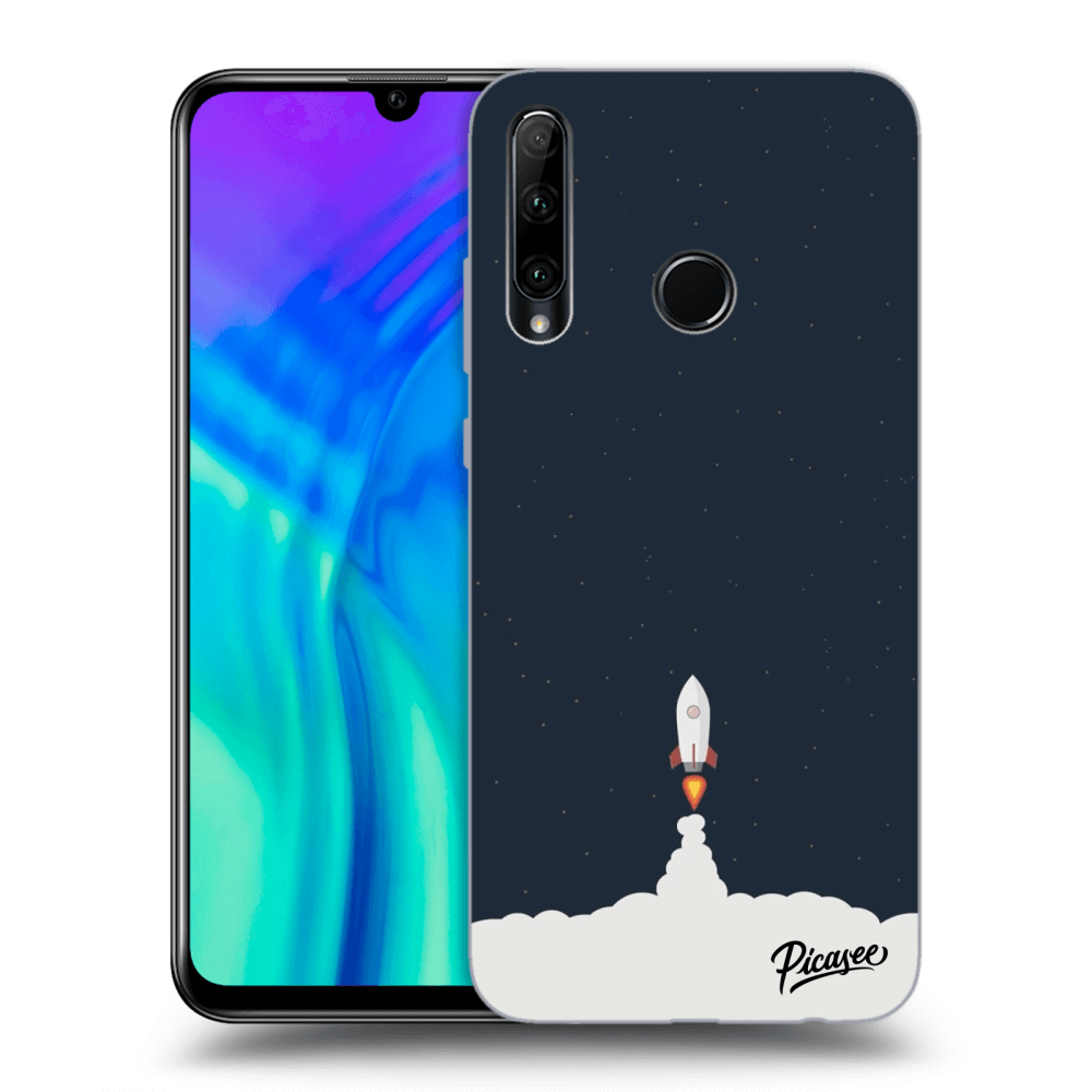 Picasee Honor 20 Lite Hülle - Schwarzes Silikon - Astronaut 2