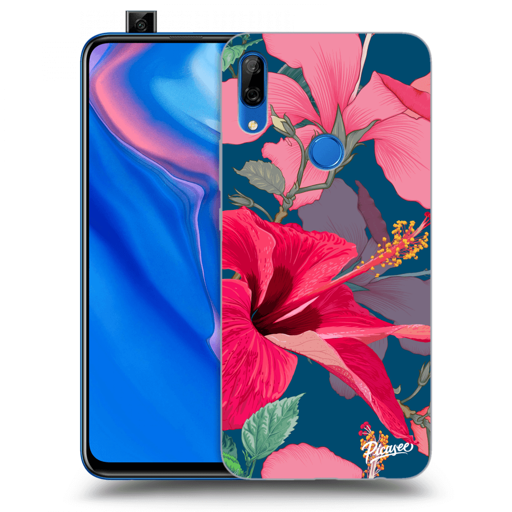 Picasee Huawei P Smart Z Hülle - Transparentes Silikon - Hibiscus