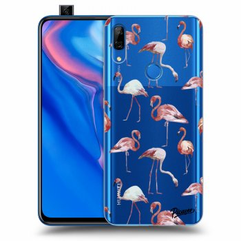 Picasee Huawei P Smart Z Hülle - Transparentes Silikon - Flamingos