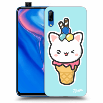 Picasee Huawei P Smart Z Hülle - Transparentes Silikon - Ice Cream Cat