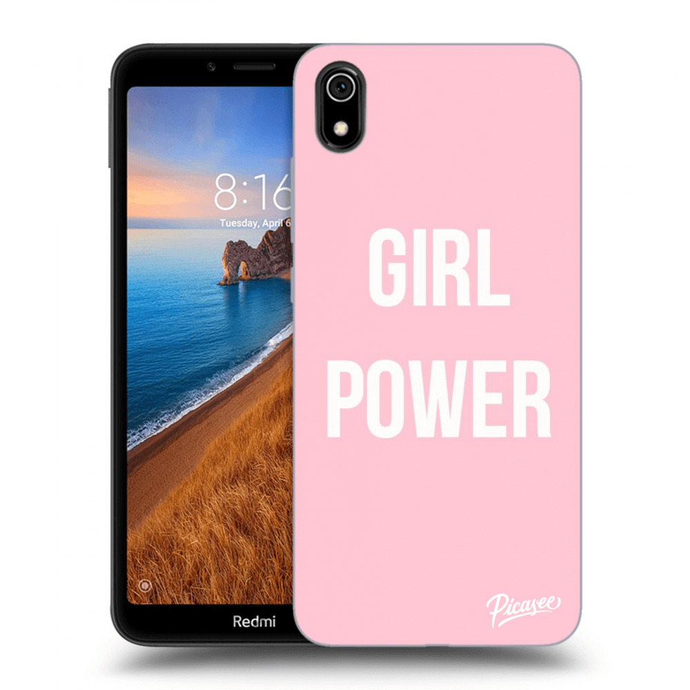 Picasee Xiaomi Redmi 7A Hülle - Transparentes Silikon - Girl power