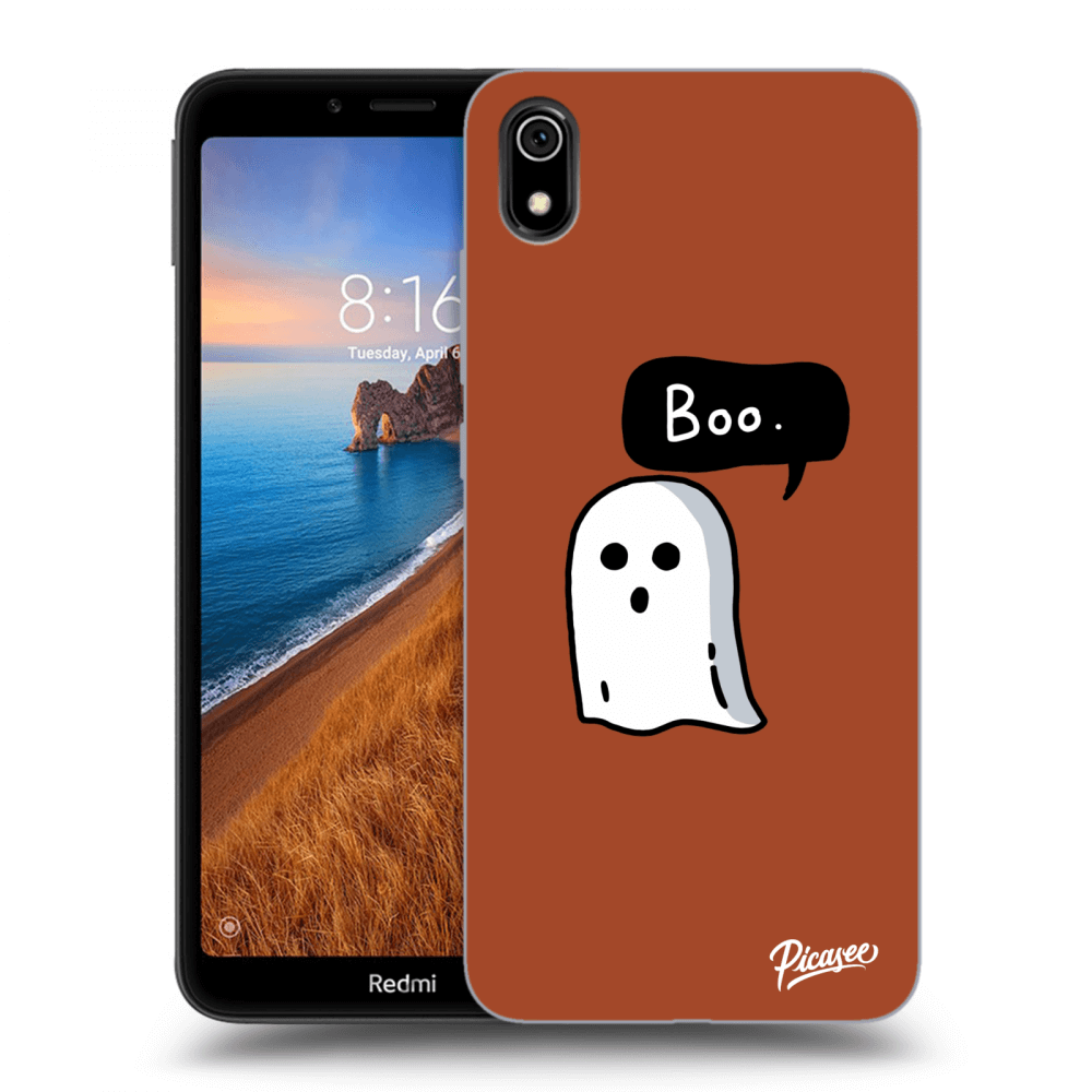 Picasee Xiaomi Redmi 7A Hülle - Transparentes Silikon - Boo