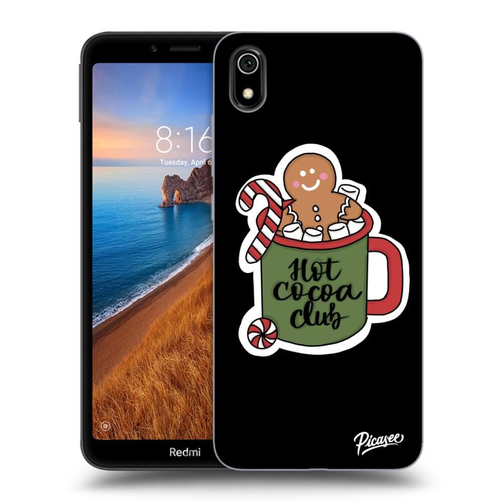 Picasee Xiaomi Redmi 7A Hülle - Schwarzes Silikon - Hot Cocoa Club