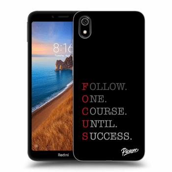 Picasee Xiaomi Redmi 7A Hülle - Schwarzes Silikon - Focus