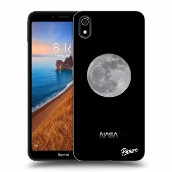 Picasee Xiaomi Redmi 7A Hülle - Schwarzes Silikon - Moon Minimal