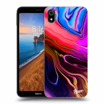 Picasee Xiaomi Redmi 7A Hülle - Transparentes Silikon - Electric