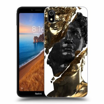 Hülle für Xiaomi Redmi 7A - Gold - Black