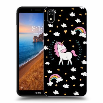 Hülle für Xiaomi Redmi 7A - Einhorn Sternenhimmel