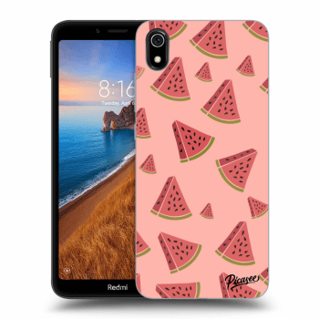 Picasee Xiaomi Redmi 7A Hülle - Schwarzes Silikon - Watermelon