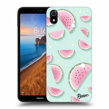 Picasee Xiaomi Redmi 7A Hülle - Schwarzes Silikon - Watermelon 2