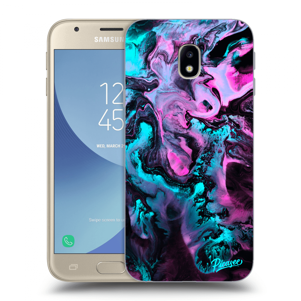 Picasee Samsung Galaxy J3 2017 J330F Hülle - Transparentes Silikon - Lean