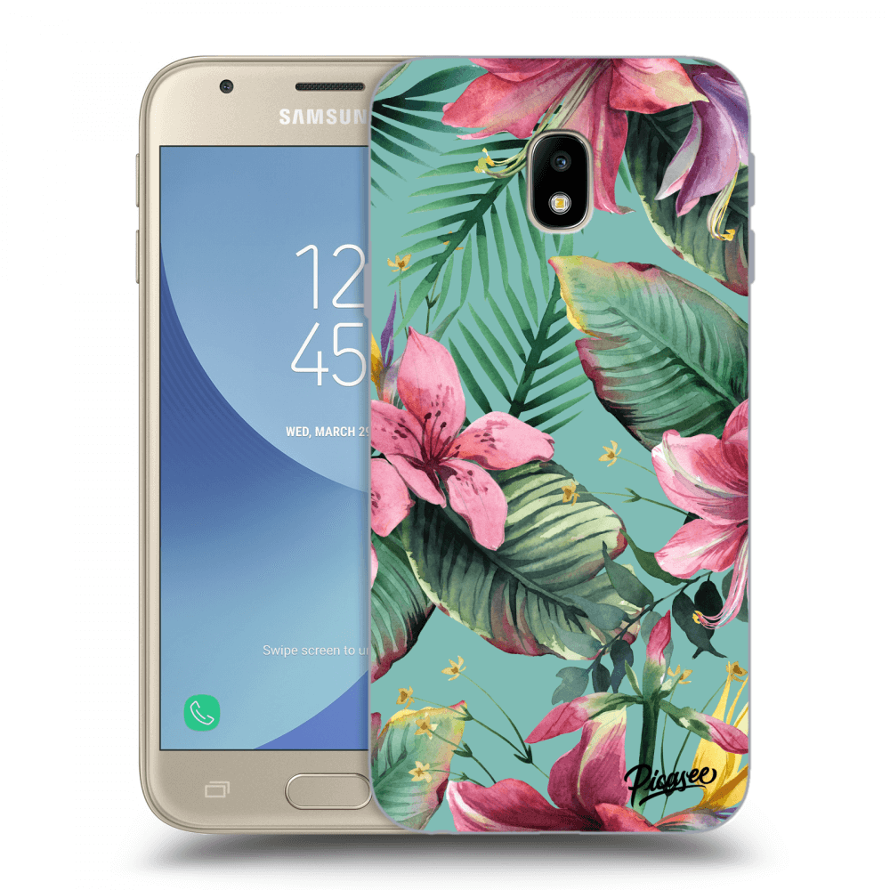 Picasee Samsung Galaxy J3 2017 J330F Hülle - Transparentes Silikon - Hawaii