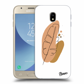 Hülle für Samsung Galaxy J3 2017 J330F - Feather brown
