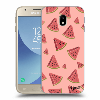 Picasee Samsung Galaxy J3 2017 J330F Hülle - Transparentes Silikon - Watermelon