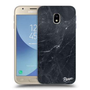 Hülle für Samsung Galaxy J3 2017 J330F - Black marble