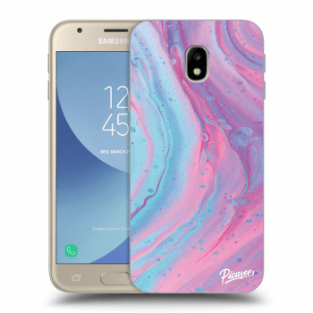Hülle für Samsung Galaxy J3 2017 J330F - Pink liquid