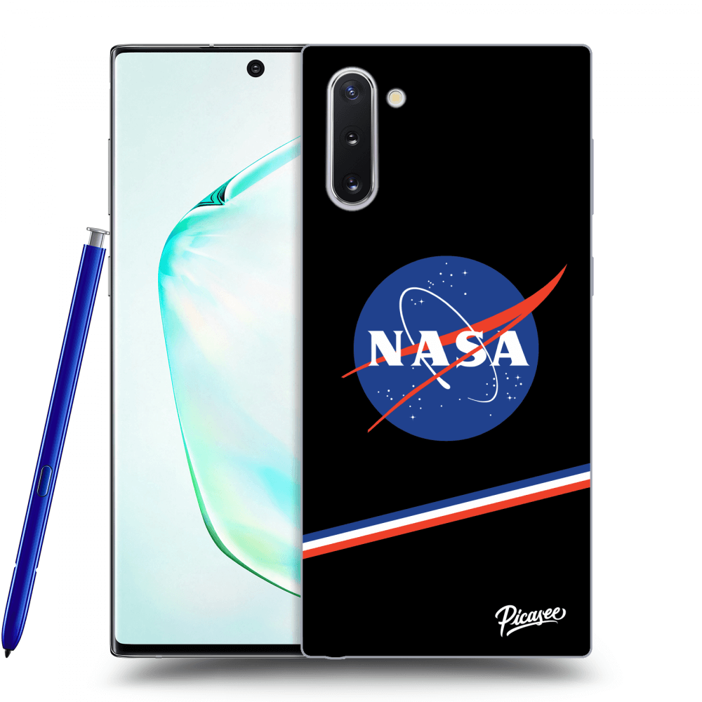 Picasee Samsung Galaxy Note 10 N970F Hülle - Schwarzes Silikon - NASA Original