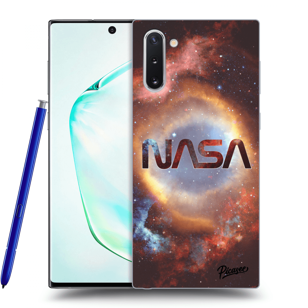Picasee Samsung Galaxy Note 10 N970F Hülle - Schwarzes Silikon - Nebula