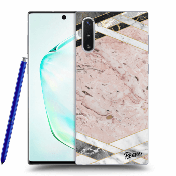 Hülle für Samsung Galaxy Note 10 N970F - Pink geometry