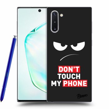 Picasee Samsung Galaxy Note 10 N970F Hülle - Schwarzes Silikon - Angry Eyes - Transparent