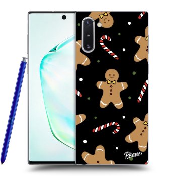 Picasee Samsung Galaxy Note 10 N970F Hülle - Schwarzes Silikon - Gingerbread