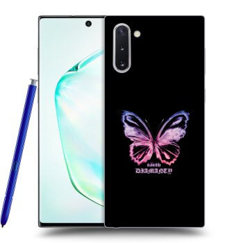 Picasee Samsung Galaxy Note 10 N970F Hülle - Transparentes Silikon - Diamanty Purple