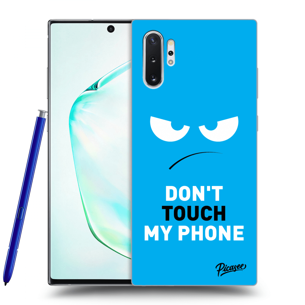 Picasee ULTIMATE CASE für Samsung Galaxy Note 10+ N975F - Angry Eyes - Blue