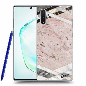 Hülle für Samsung Galaxy Note 10+ N975F - Pink geometry