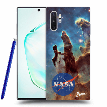 Picasee Samsung Galaxy Note 10+ N975F Hülle - Schwarzes Silikon - Eagle Nebula