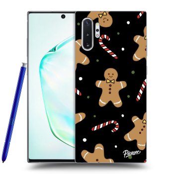Picasee Samsung Galaxy Note 10+ N975F Hülle - Schwarzes Silikon - Gingerbread