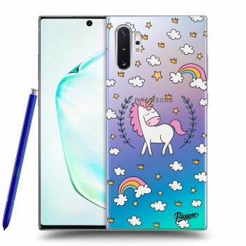 Picasee Samsung Galaxy Note 10+ N975F Hülle - Transparentes Silikon - Unicorn star heaven