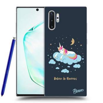 Picasee Samsung Galaxy Note 10+ N975F Hülle - Transparentes Silikon - Believe In Unicorns