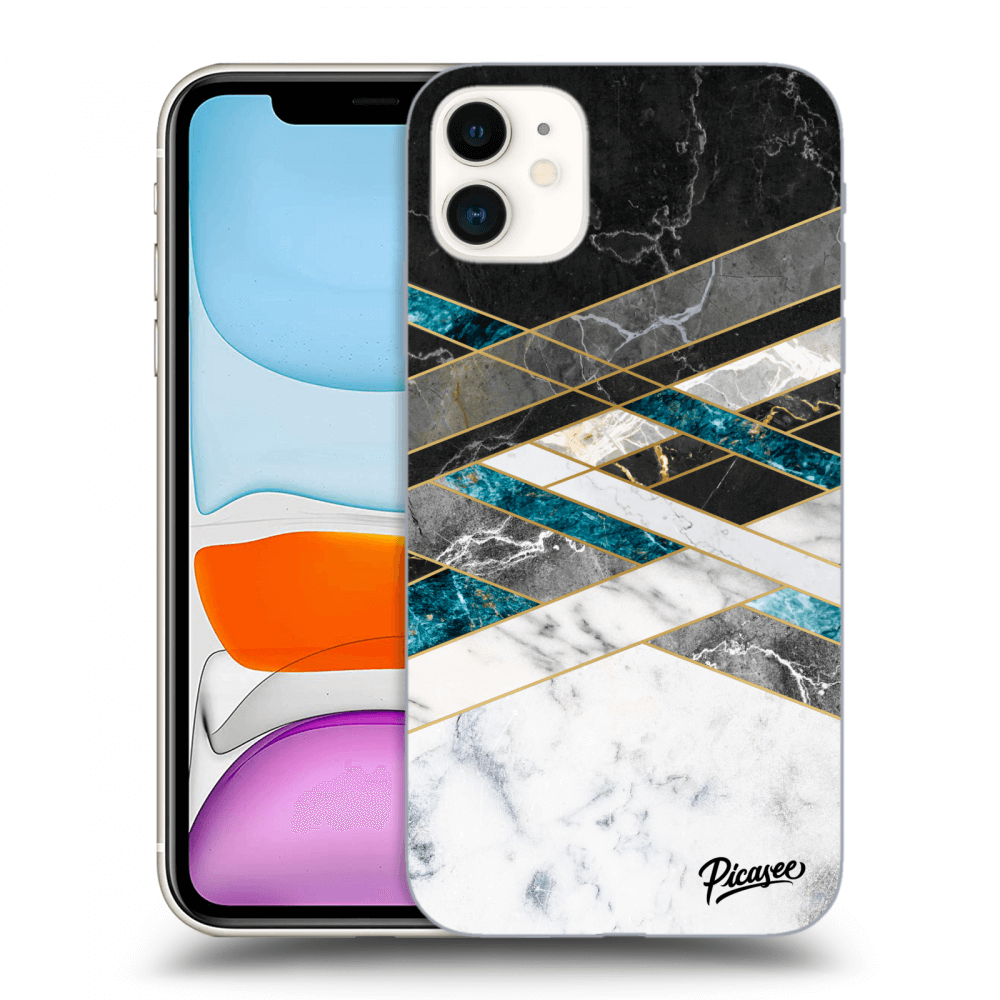 Picasee ULTIMATE CASE für Apple iPhone 11 - Black & White geometry