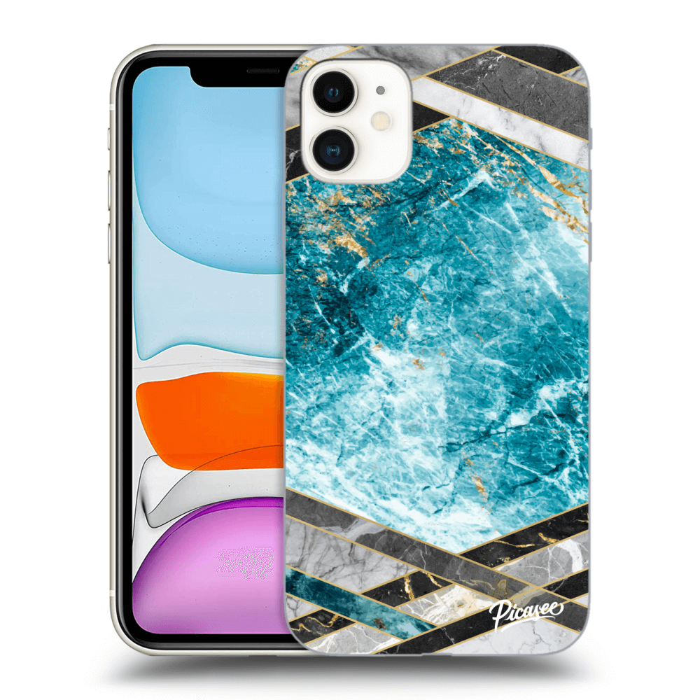Picasee ULTIMATE CASE für Apple iPhone 11 - Blue geometry