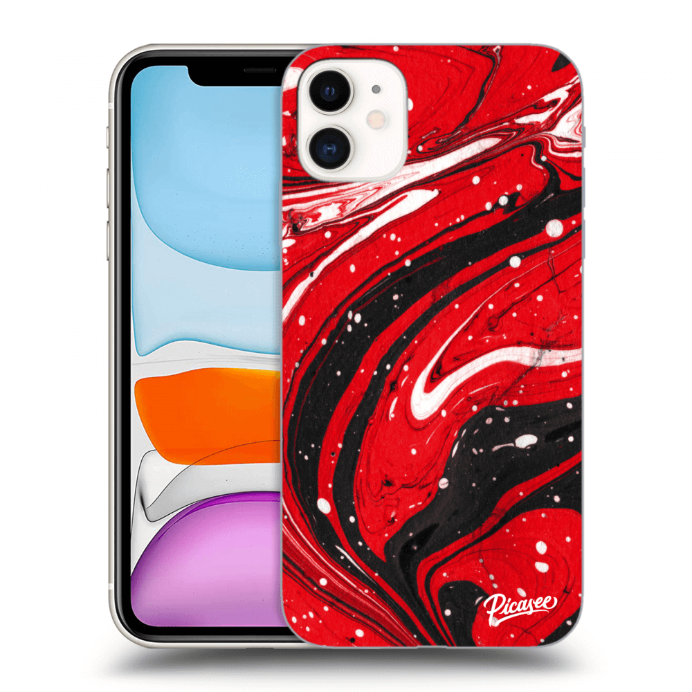 Picasee ULTIMATE CASE für Apple iPhone 11 - Red black