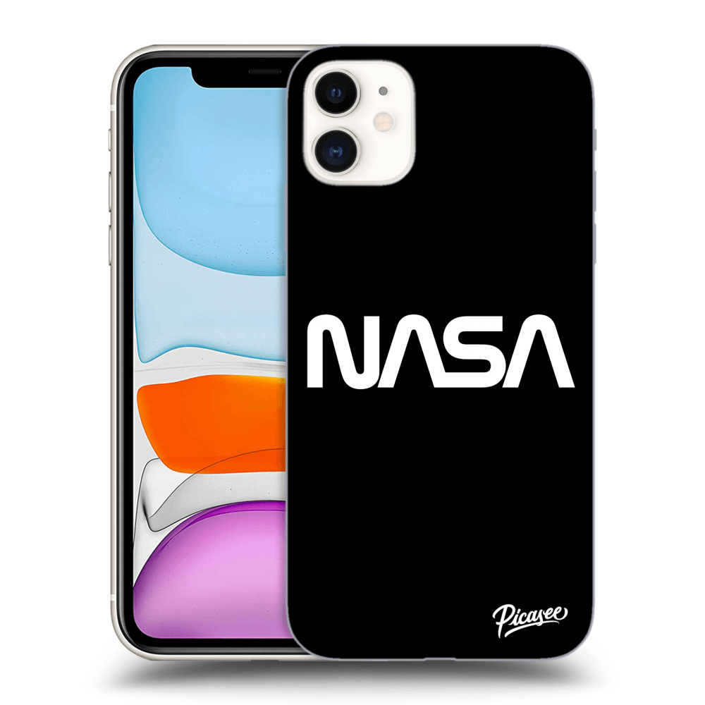 Picasee Apple iPhone 11 Hülle - Schwarzes Silikon - NASA Basic