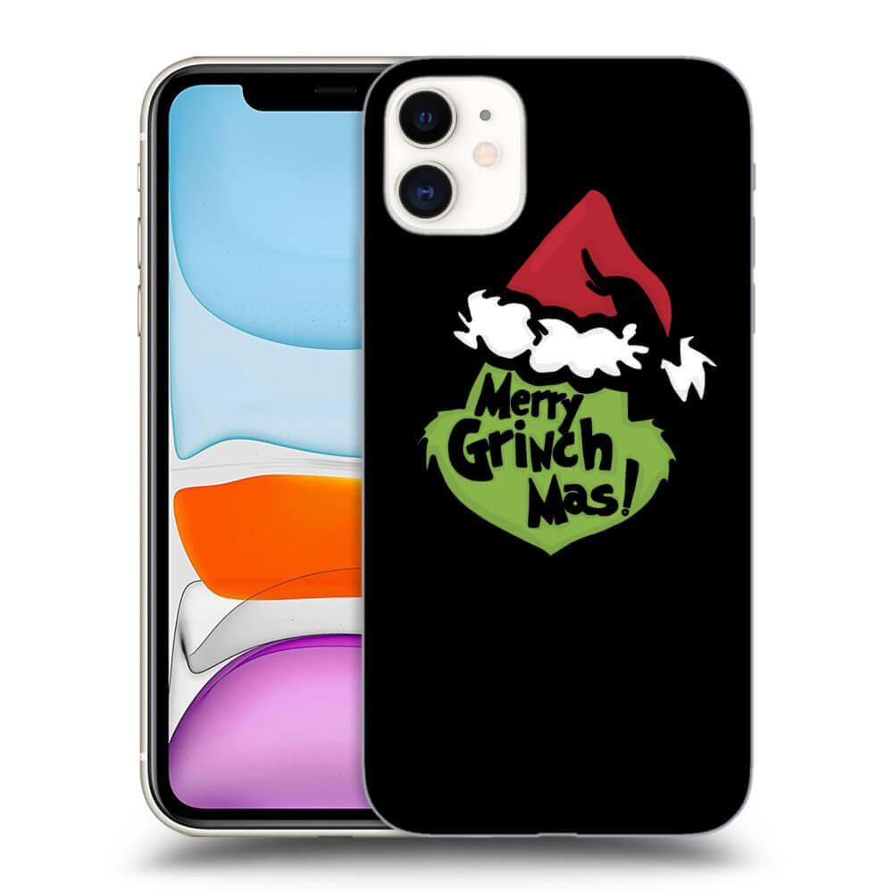 Picasee Apple iPhone 11 Hülle - Schwarzes Silikon - Grinch 2