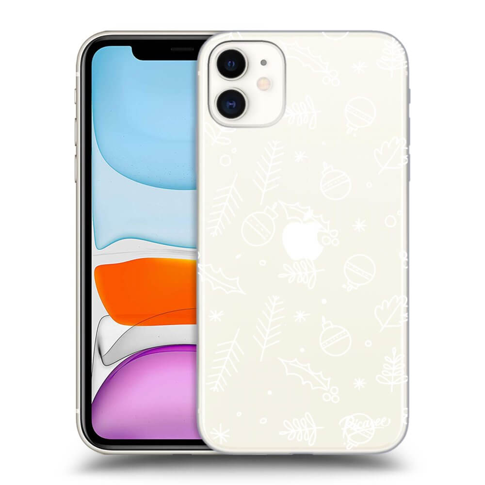 Picasee Apple iPhone 11 Hülle - Transparentes Silikon - Mistletoe