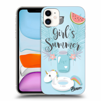 Picasee Apple iPhone 11 Hülle - Schwarzes Silikon - Girls Summer