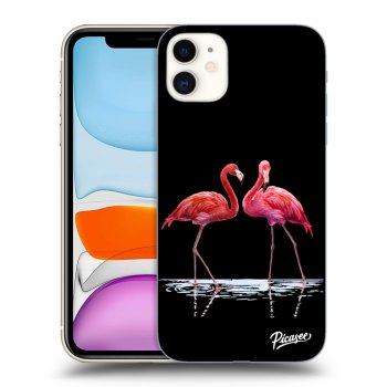 Picasee ULTIMATE CASE MagSafe für Apple iPhone 11 - Flamingos couple