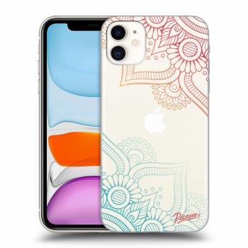 Picasee Apple iPhone 11 Hülle - Transparentes Silikon - Flowers pattern