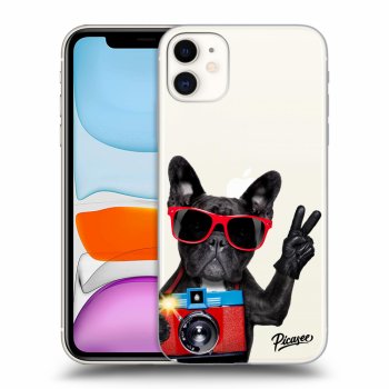Picasee Apple iPhone 11 Hülle - Transparentes Silikon - French Bulldog