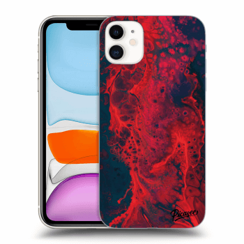 Picasee Apple iPhone 11 Hülle - Transparentes Silikon - Organic red