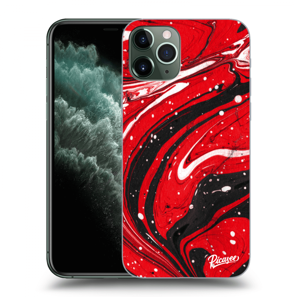 Picasee ULTIMATE CASE MagSafe für Apple iPhone 11 Pro - Red black