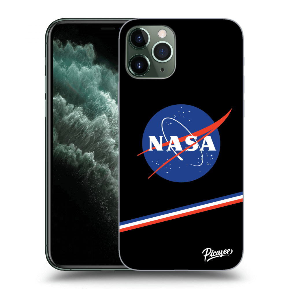 Picasee Apple iPhone 11 Pro Hülle - Schwarzes Silikon - NASA Original