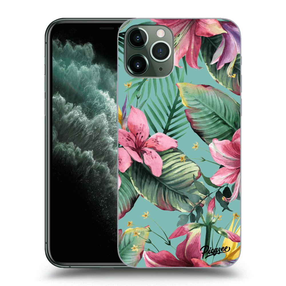 Picasee Apple iPhone 11 Pro Hülle - Schwarzes Silikon - Hawaii