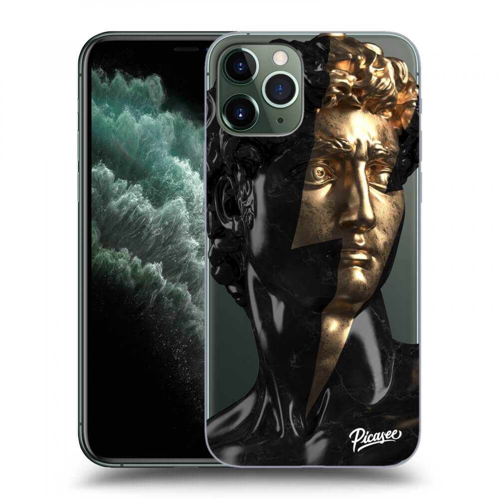 Picasee Apple iPhone 11 Pro Hülle - Transparentes Silikon - Wildfire - Black