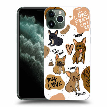 Picasee Apple iPhone 11 Pro Hülle - Transparentes Silikon - Frenchies