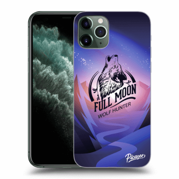 Picasee Apple iPhone 11 Pro Hülle - Transparentes Silikon - Wolf